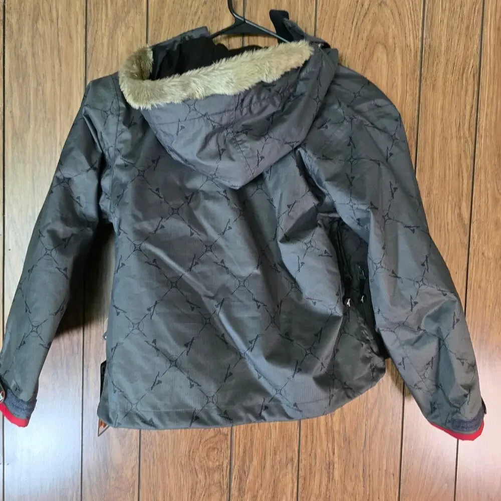 Aegix Boys/girls Siren Jr jacket color onyx/alpha size L-New with Tags